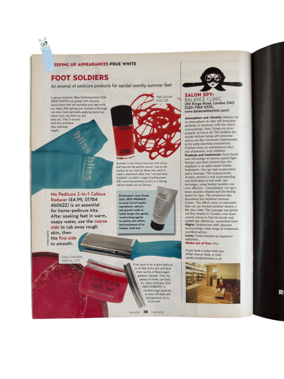 The Times article image